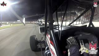 55B Brandon Anderson  ASCS Sprint  912023 Arrowhead Speedway  In Car Camera [upl. by Elime]