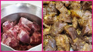 Mutton Oil Free  Mutton Pani Fry Recipe  Bakra Eid Recipe  Golden Kitchen [upl. by Ailero]