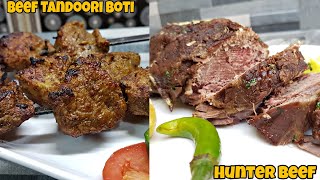 Hunter Beef amp Beef Tandoori Boti By Nidas Cuisine [upl. by Elletnuahc]