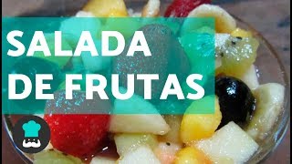 Salada de frutas de Natal  saudável e fresca [upl. by Basilius298]