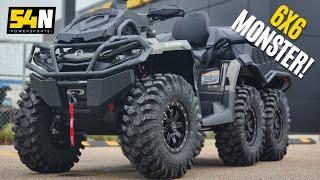 Absolute Unit Custom CanAm 6x6 1000 Build [upl. by Ilojna]