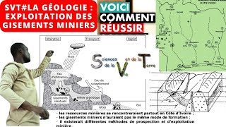 La GÉOLOGIE  Étude de lexploitation des gisements Miniers [upl. by Haggar]