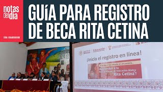 Beca Rita Cetina Cómo descargar la CURP actualizada para inscripción de 1900 pesos [upl. by Enyt]