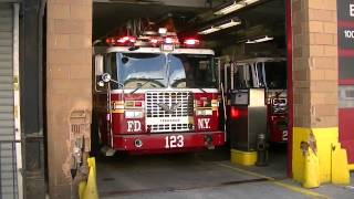 FDNY  Ladder 123  Responding To Box 1630  32213 [upl. by Munford76]