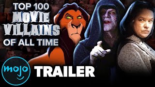 Top 100 Movie Villains of All Time Trailer [upl. by Lowry]