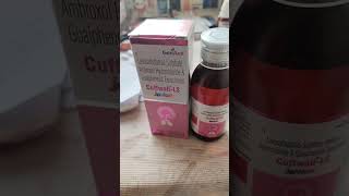 CUFFWALLLS Syrup  Levosalbutamol Sulphate  Ambroxol Hydrochloride amp Guaiphenesin Expectorant [upl. by Alahsal]