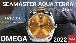 OMEGA Seamaster Aqua Terra 150M 38mm Five dials to choose from [upl. by Lachish]