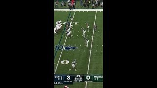 Kaytron Allen Rips Off a Big Run at Michigan State  Penn State Football [upl. by Niliak44]