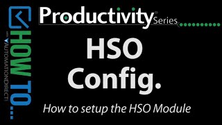 Productivity PLC Motion  How To Setup High Speed PLC Output Module from AutomationDirect [upl. by Musihc883]