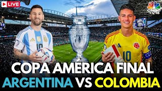 🔴Argentina vs Colombia LIVE Score  2024 Copa America FINAL LIVE  Messi VS James Rodriguez  N18G [upl. by Nonnaehr]