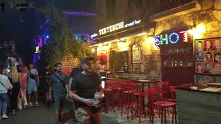 Marmaris Nightlife Marmaris Bar Street [upl. by Ahsiekahs659]