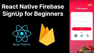 React Native Firebase Authentication Tutorial  Email and Password Part 2 [upl. by Anayet728]