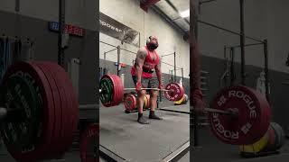 320kg Deadlift Single 290kg Triple deadlifts conventionaldeadlift motivation motivation [upl. by Ogdon]