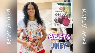 How to Make a Powdered Beetroot Smoothie  Powdered Beets Review  Dyana Kitchen [upl. by Fillander]