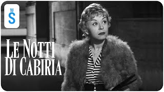 Le notti di Cabiria  Nights of Cabiria 1957  Scene Famous movie star Alberto Lazzari [upl. by Ettenauq585]