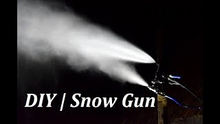 DIY  Snow Combo Gun  How To Make Snow at Home [upl. by Hardwick]