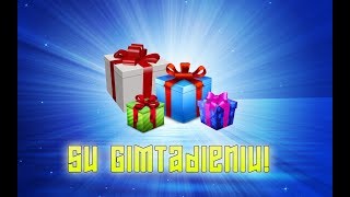 Su Gimtadieniu🎂 Gimtadienio sveikinimas 🎂 [upl. by Enetsuj]