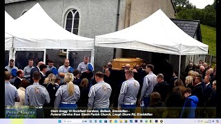 Oisin Gregg 16 Rockfield Gardens Belleek Enniskillen  Funeral Service from Slavin Parish Church [upl. by Dorin]