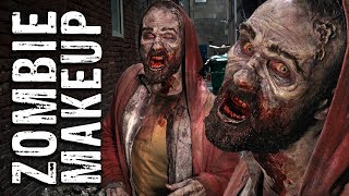 Zombie Makeup Transformation at Monsterpalooza [upl. by Weihs]