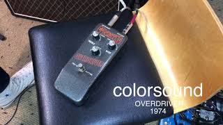 【There unpleasant noise】colorsound overdriver [upl. by Urquhart]