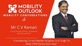 Considering Current Market Situation It Is Tough To Meet CAFE Norms CV Raman Maruti Suzuki [upl. by Wang836]