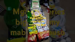 Grocerie items galing sa ayuda food asmrvedeo cannedfood chicken [upl. by Keare]