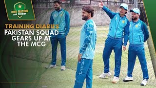 Training Diaries from Australia Pakistan Squad Gears up at the MCG  PCB  MA2A [upl. by Born]