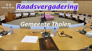 Gemeenteraadsvergadering Tholen  7 november 2024  Omroep Tholen [upl. by Marsha]