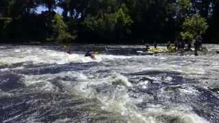 Kayaking Coosa River Rapids [upl. by Gnuhp]