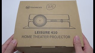 VANKYO Leisure 410 Portable Projector Unboxing [upl. by Talia]