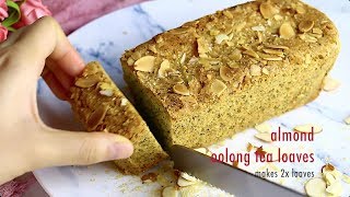 Oolong Almond Loaves w Demerara Sugar Recipe Video  Bakestarters [upl. by Driscoll]