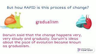 Gradualism vs Punctuated Equilibriumpptx [upl. by Gunas]