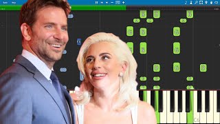 Shallow Piano Tutorial  Cover  A Star Is Born  Lady Gaga amp Bradley Cooper [upl. by Etyam]