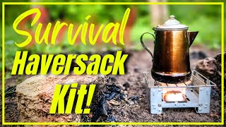 Survival Haversack Kit  Simple and Effective [upl. by Annelak]