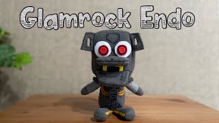 Glamrock Endo custom plush review FNAF Security Breach [upl. by Allerym]