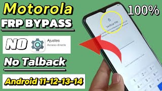 Motorola Stylus 5G FRP BYPASS 2024 ANDROID 11121314 No entra Ajustes del teléfono motorola [upl. by Cristionna]