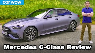 Mercedes CClass 2021 review  SClass luxury for less [upl. by Silvanus]