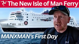 DAY ONE of the New Ferry to Douglas Isle of Man Welcome Aboard MANXMAN Enjoy the Crossing [upl. by Namhcan]