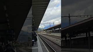 A Train Station surrounded by Mountains 山里火车站 l Sargans 瑞士 [upl. by Maccarone]