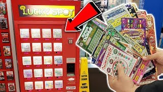 BUYING ALL THE TICKETS IN THE LOTTERY MACHINE PROFITED Michigan Lottery [upl. by Tirrej]