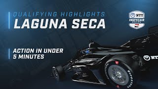 Qualifying Highlights  2023 Firestone Grand Prix of Monterey at Laguna Seca  INDYCAR [upl. by Gerita]