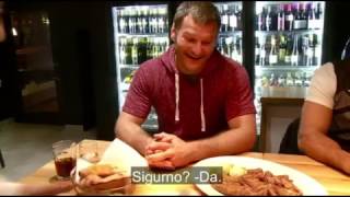 Stipe Miocic for Croatian media about his favorite dish future plans wife and Croatia [upl. by Nowahs668]