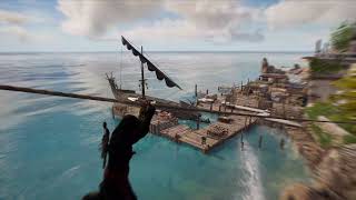 Lestikos Settlement stylish parkour Korfu Island AC Odyssey [upl. by Acirfa]