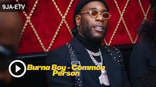 Burna Boy Common Person Official Video [upl. by Angeli]