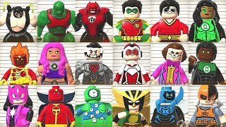 LEGO DC Super Villains  All Bosses [upl. by Nelrac]