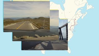 Mt Washington NH to Ashburn VA A Complete Real Time Road Trip [upl. by Mallen978]