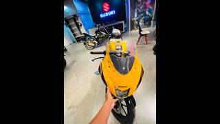 brand new Suzuki GSXR 150 official abs yellow colour bike 10k views foryou video viral youtub [upl. by Oemor840]