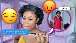 Texting My Boyfriend HE LEFT COME OVER To See How He REACTS‼️ [upl. by Nayb]