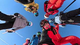 ⛷️ Sella Ronda green in January 4K [upl. by Asilej]