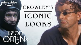 David Tennants Iconic Crowley Looks  Good Omens  Prime Video [upl. by Livvy422]